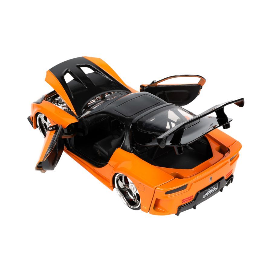 Fast And Furious - 1997 Mazda RX7 With Han 1:24 Scale Hollywood Ride (Model Car)