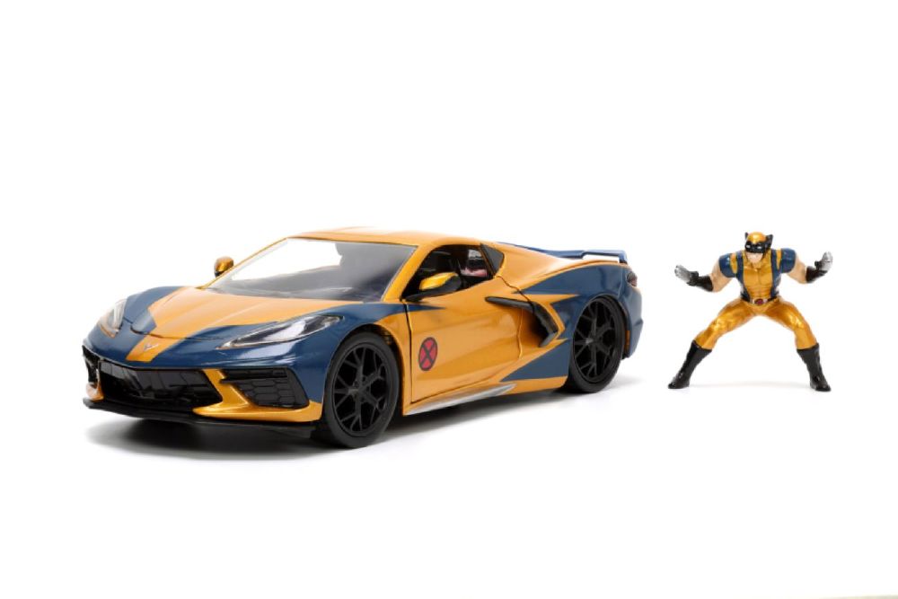 Marvel Comics - Wolverine & 2020 Chevy Corvette 1:24 Scale
