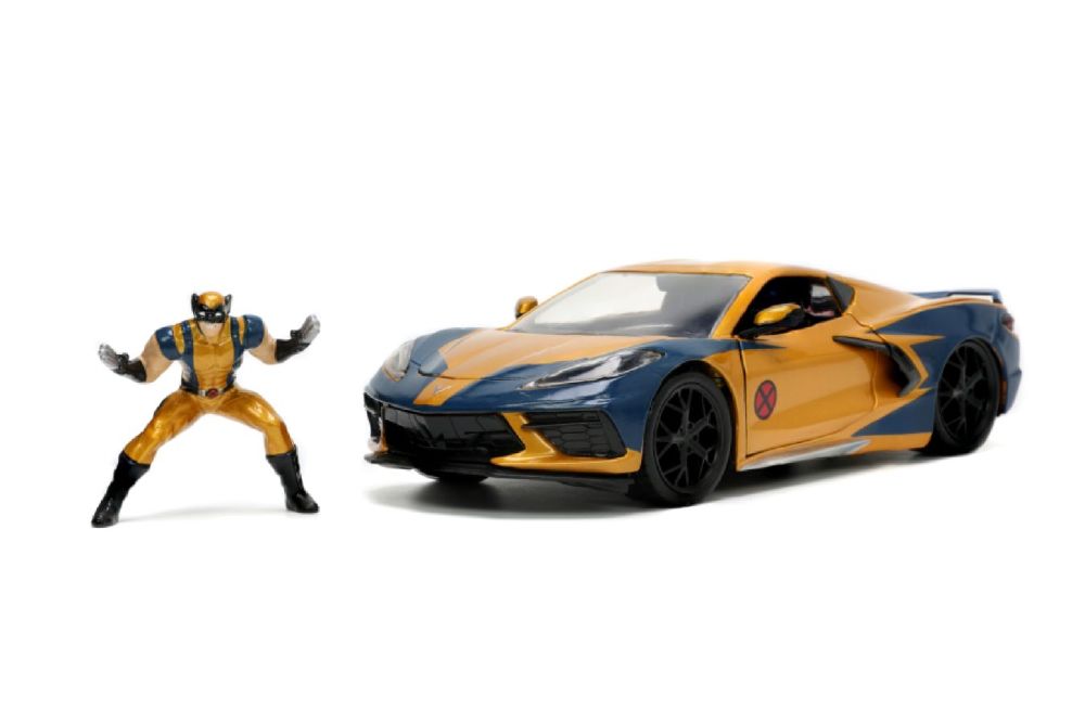 Marvel Comics - Wolverine & 2020 Chevy Corvette 1:24 Scale