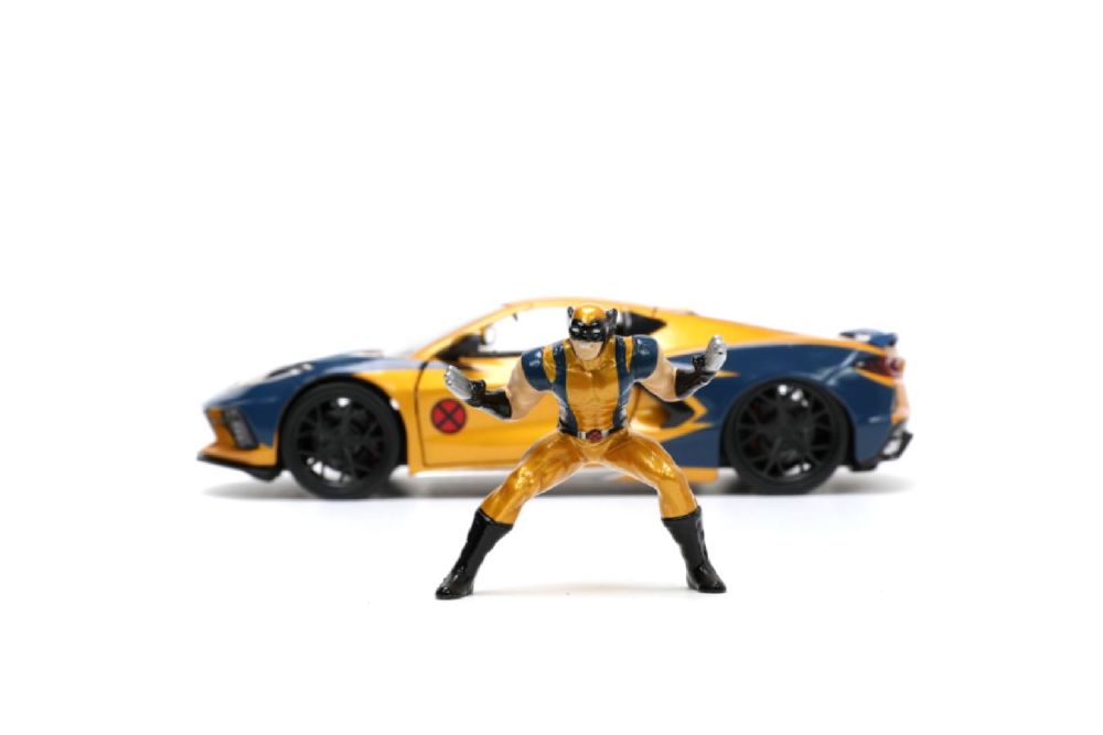 Marvel Comics - Wolverine & 2020 Chevy Corvette 1:24 Scale