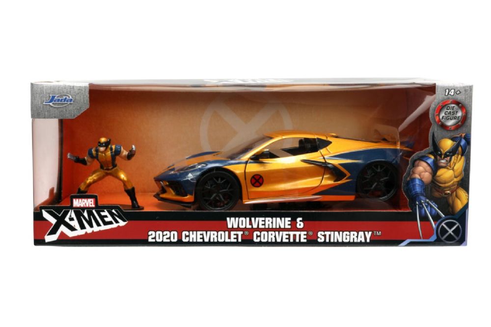 Marvel Comics - Wolverine & 2020 Chevy Corvette 1:24 Scale