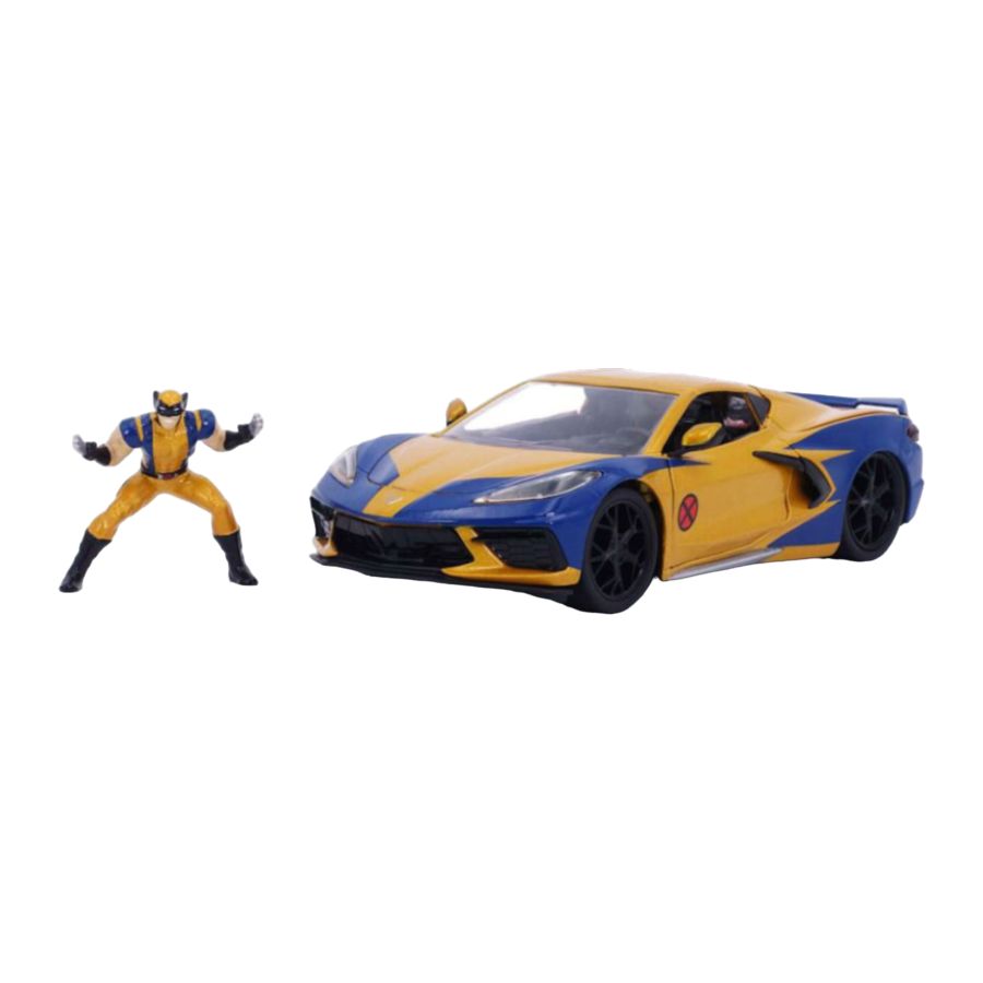 Marvel Comics - Wolverine & 2020 Chevy Corvette 1:24 Scale
