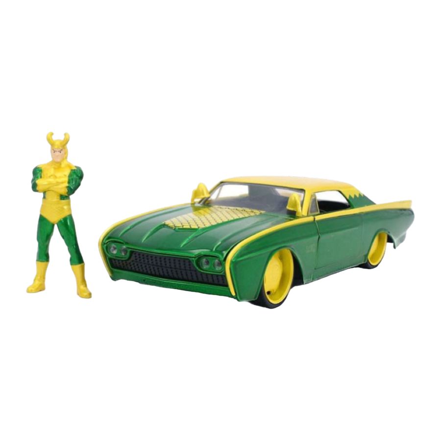Marvel Comics - Loki & 1963 Ford Thunderbird 1:24 Scale