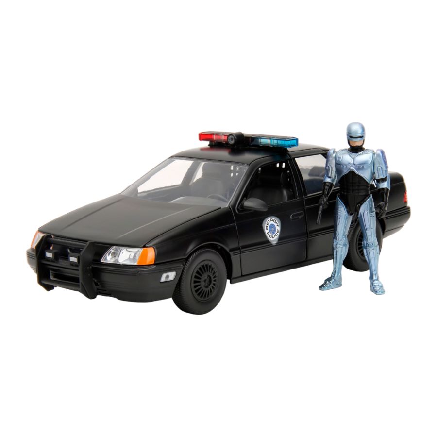 Robocop - 1986 Ford Taurus with Robocop 1:24 Scale Set