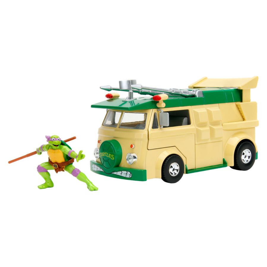 Teenage Mutant Ninja Turtles (TV’87) - HWR Party Wagon w/Donatello 1:24 Scale Vehicle
