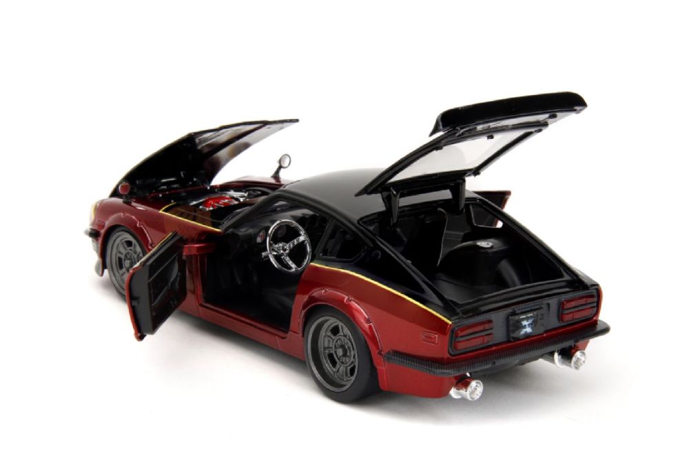 Fast And Furious X - 1972 Datsun 240Z Gloss Red/Black 1:24 Scale Diecast (Model Car)