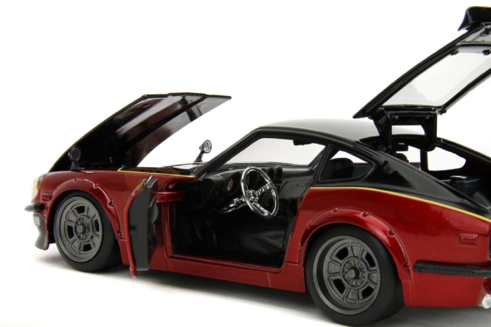 Fast And Furious X - 1972 Datsun 240Z Gloss Red/Black 1:24 Scale Diecast (Model Car)