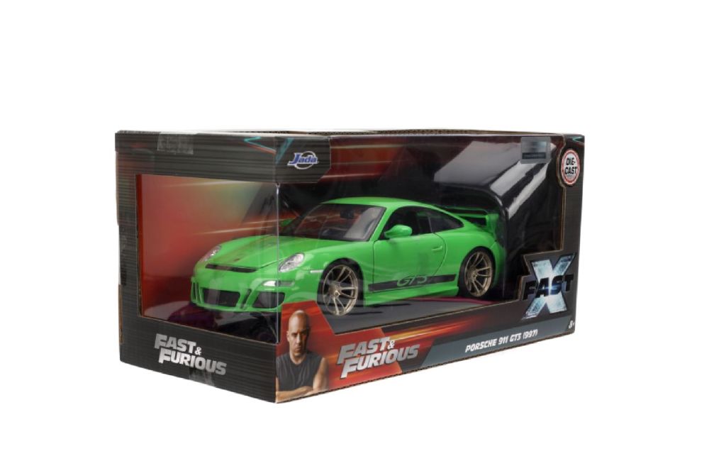 Fast And Furious X - 2007 Porsche 911 GT3 1:24 Scale Diecast (Model Car)