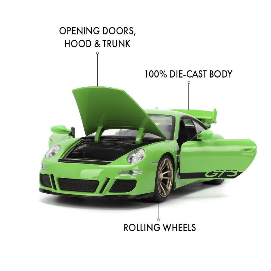 Fast And Furious X - 2007 Porsche 911 GT3 1:24 Scale Diecast (Model Car)