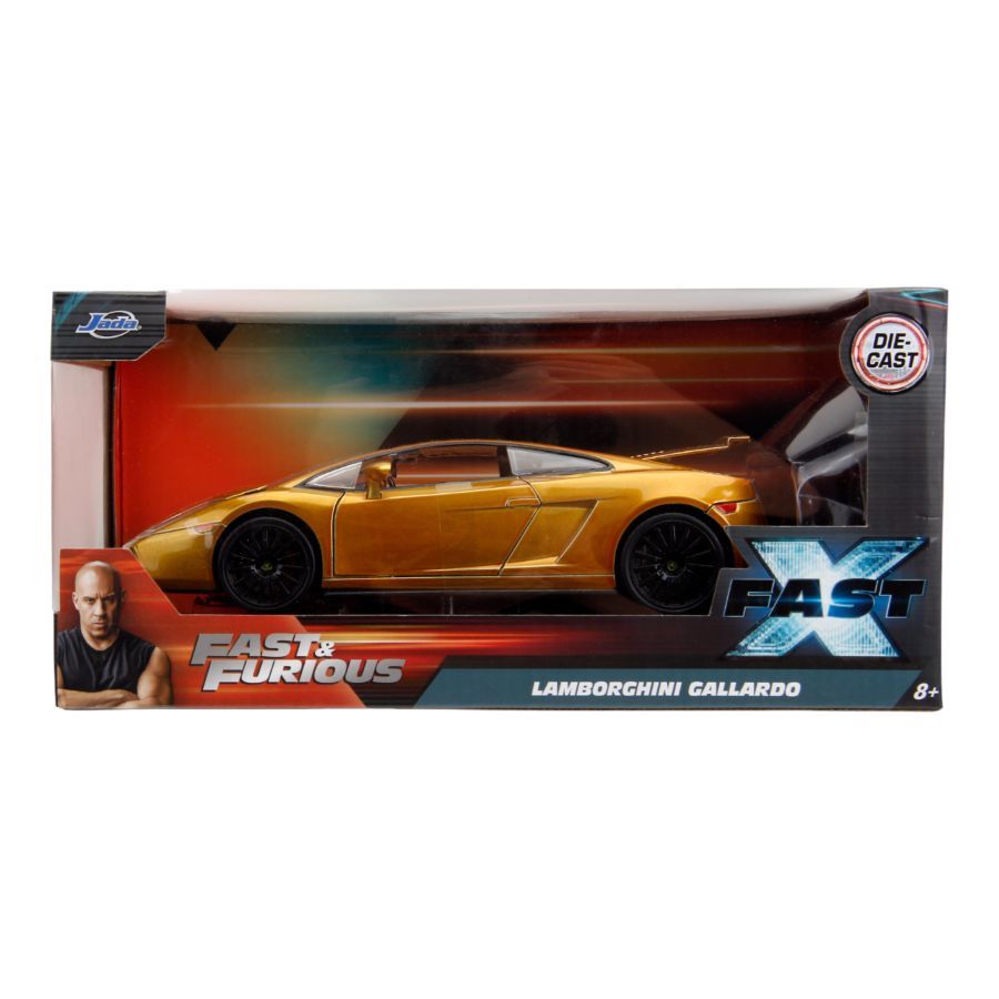 Fast And Furious 10 - Lamborghini Gallardo (Gold) 1:24 Scale (Model Car)