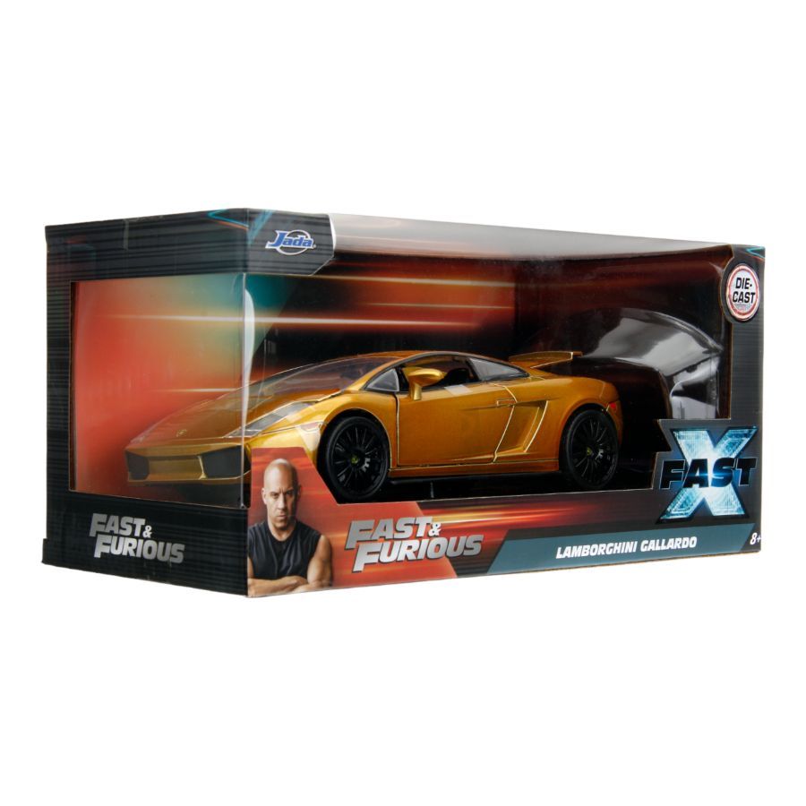 Fast And Furious 10 - Lamborghini Gallardo (Gold) 1:24 Scale (Model Car)
