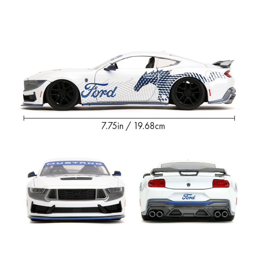 Big Time Muscle - 1:24 2024 Ford Mustang Dark Horse Edition Diecast Vehicle