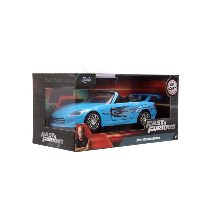 Fast And Furious - 2001 Honda S2000 Blue Remix 1:32 Scale Diecast (Model Car)