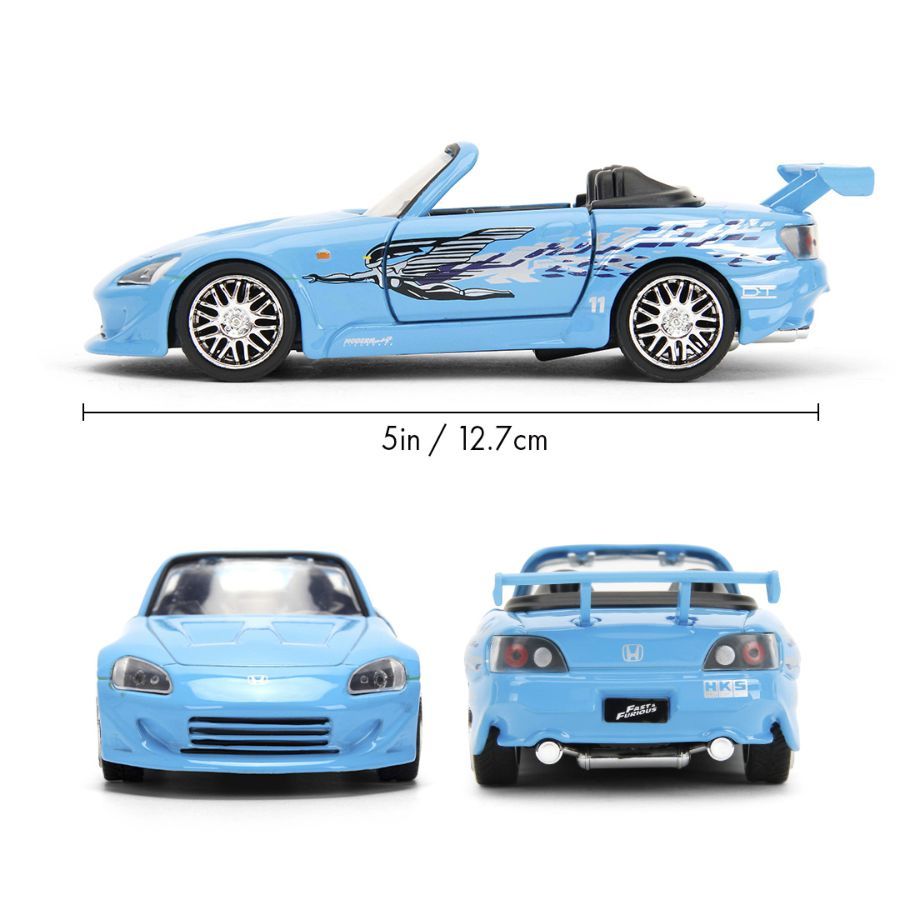 Fast And Furious - 2001 Honda S2000 Blue Remix 1:32 Scale Diecast (Model Car)
