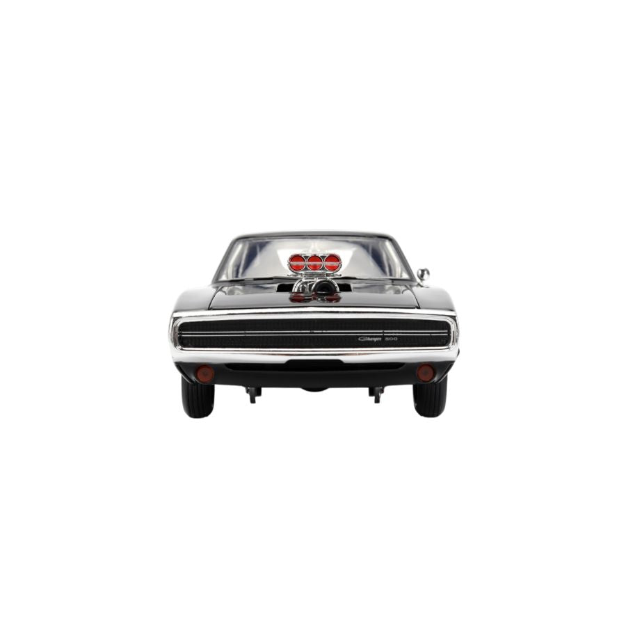 Fast And Furious 9: The Fast Saga - 1970 Dodge Charger Black 1:24 Scale Hollywood Ride V2 (Model Car)