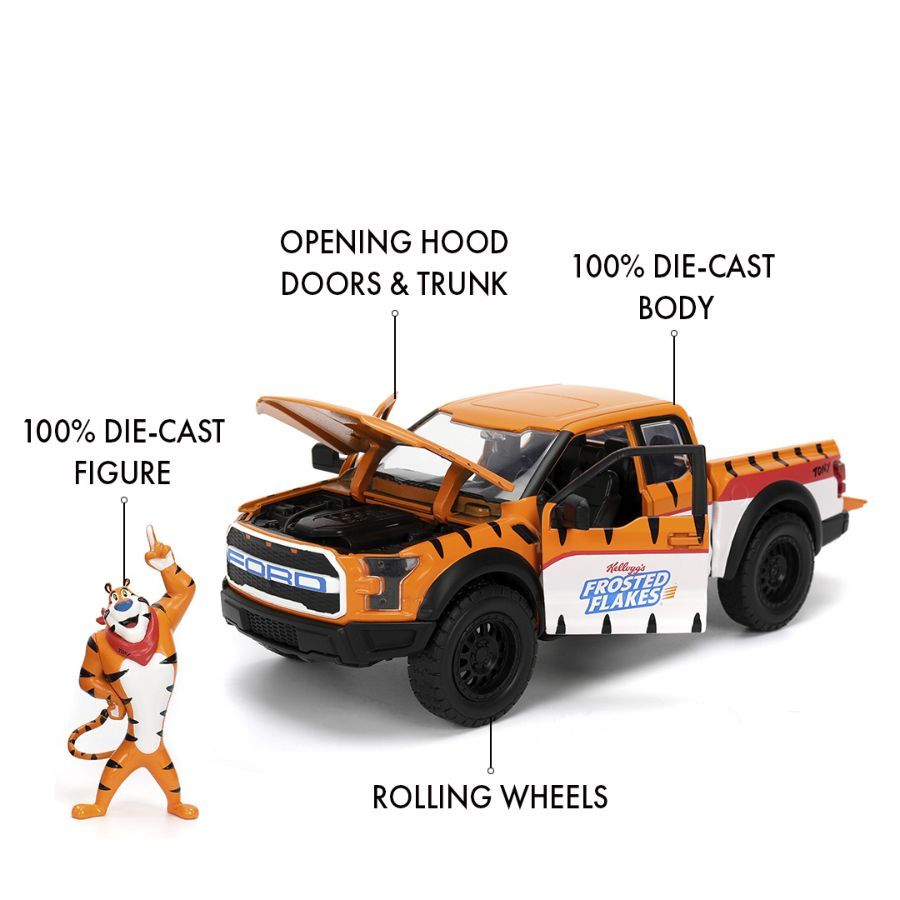 Kellogs - Ford F150 Raptor 1:24 Scale Diecast Vehicle with Tony the Tiger