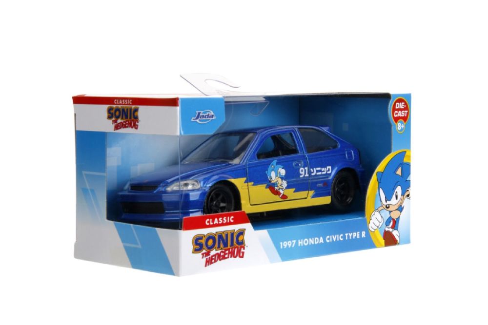 Sonic The Hedgehog - 1:32 Honda Civic Type-R Diecast Vehicle