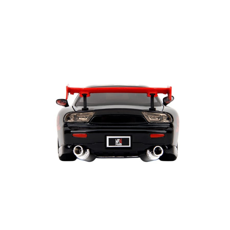 Lab Monkeys - 1:24 Mazda RX-7 Diecast Vehicle with SARU 3.25″ Figure