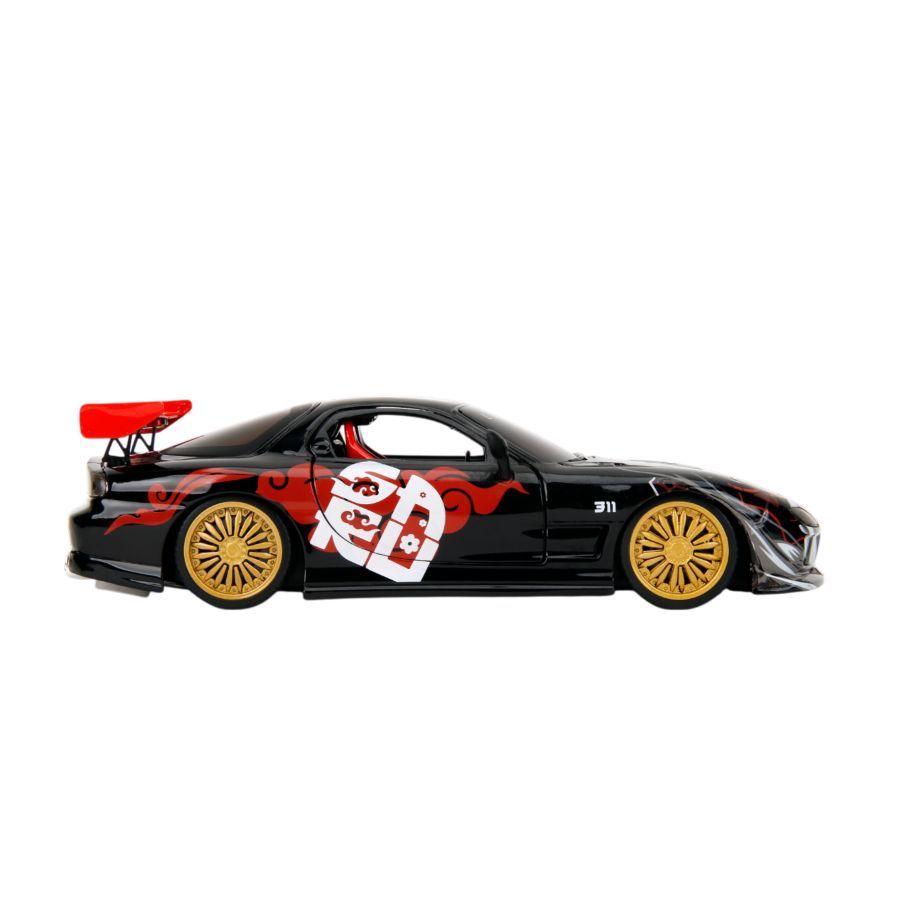 Lab Monkeys - 1:24 Mazda RX-7 Diecast Vehicle with SARU 3.25″ Figure