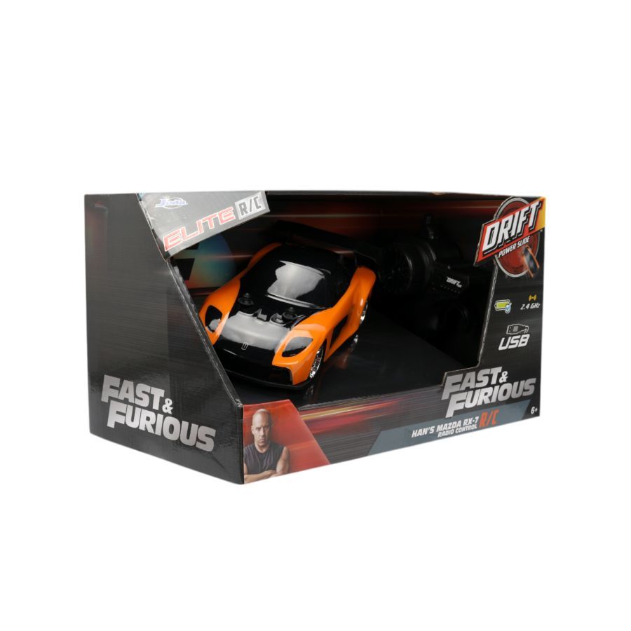 Fast And Furious - Mazda Rx-7 DRIFT 1:24 Remote Control (Model Car)