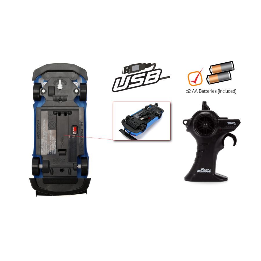 Fast And Furious - Nissan Ben Sopra DRIFT 1:24 Remote Control (Model Car)