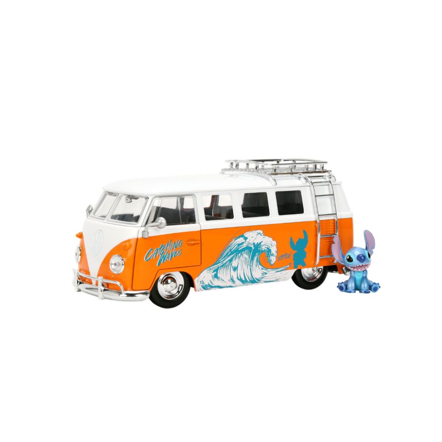 Lilo & Stitch - VW Bus 1:24 Scale Diecast Vehicle with Figure