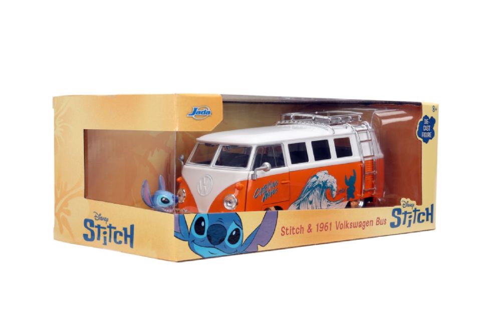 Lilo & Stitch - VW Bus 1:24 Scale Diecast Vehicle with Figure