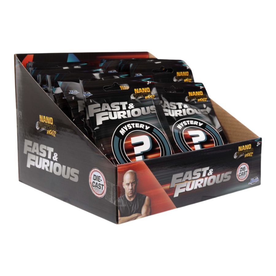 Fast And Furious - Series 2 Nano Blind Bags Assortment Display Of 24 (Model Car)