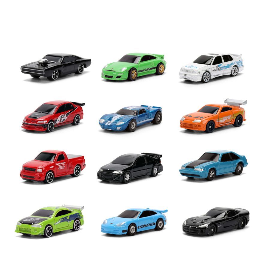 Fast And Furious - Series 2 Nano Blind Bags Assortment Display Of 24 (Model Car)
