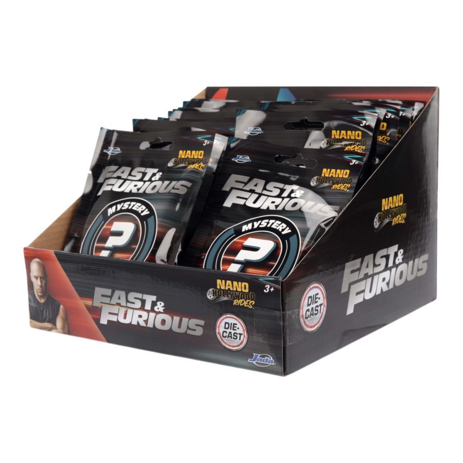 Fast And Furious - Series 2 Nano Blind Bags Assortment Display Of 24 (Model Car)