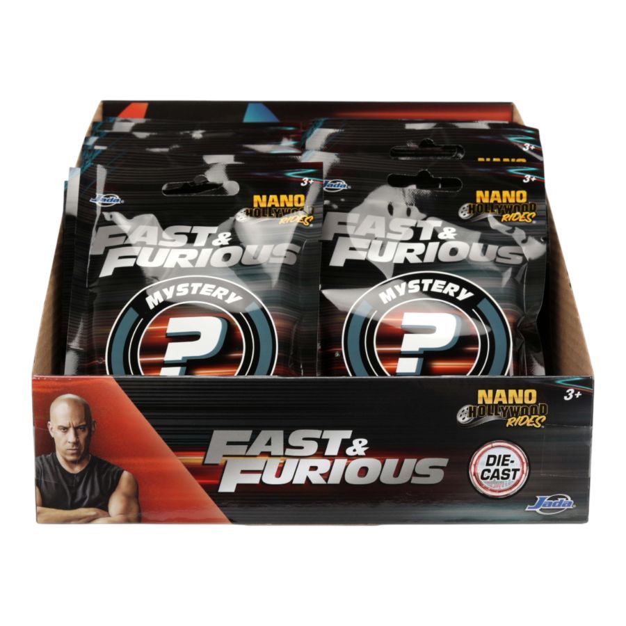 Fast And Furious - Series 2 Nano Blind Bags Assortment Display Of 24 (Model Car)