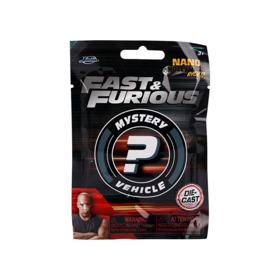Fast And Furious - Series 2 Nano Blind Bags Assortment Display Of 24 (Model Car)