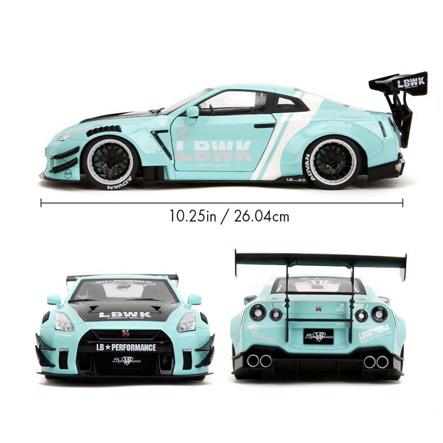 Pink Slips - Nissan GT-R R35 Liberty Walk Body Kit Type 2.0 1:18 Scale (Diecast Vehicle)