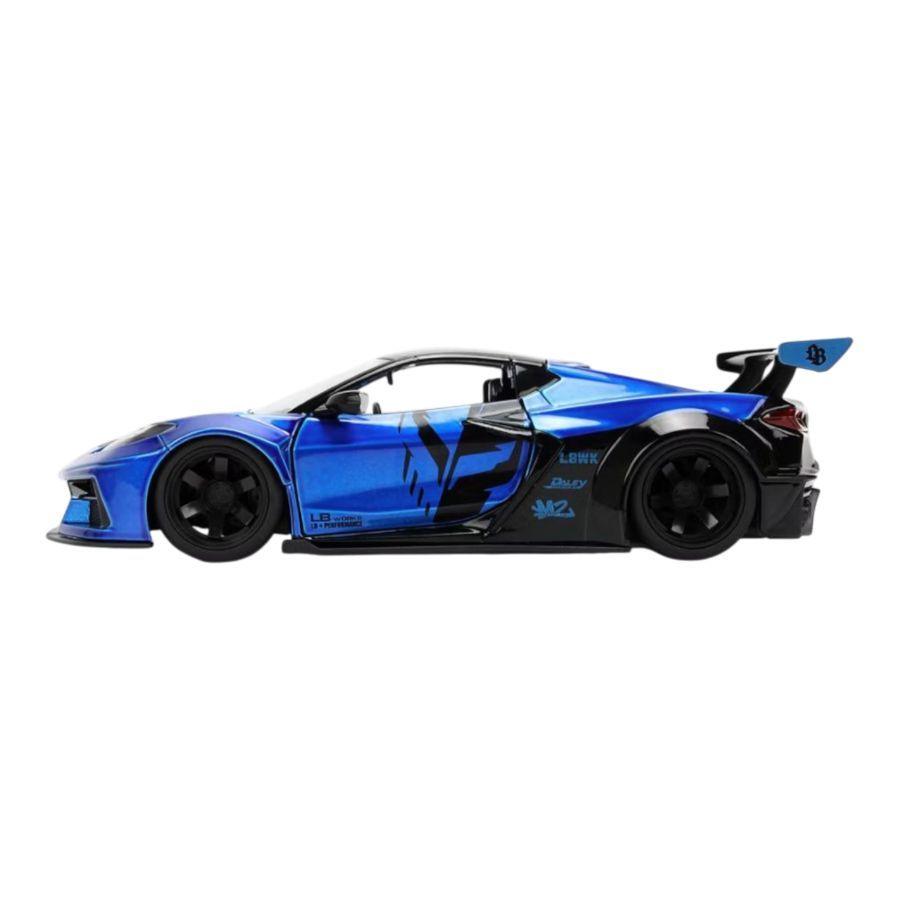 Hyperspec - 1:24 2023 Chevy Corvette C8 Liberty Walk (Diecast Vehicle)
