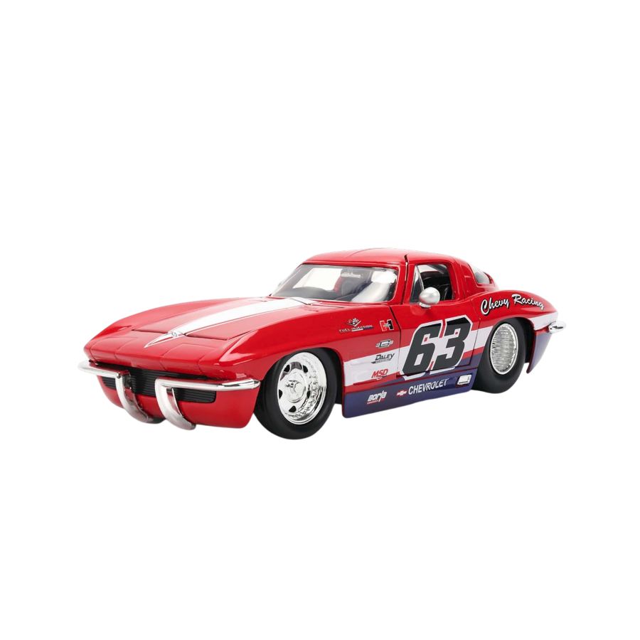 Big Time Muscle - 1963 Chevrolet Corvette 1:24 Scale Diecast Vehicle