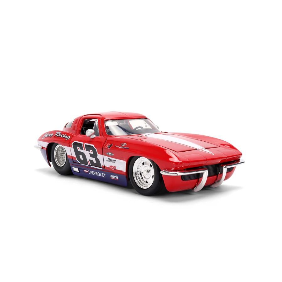Big Time Muscle - 1963 Chevrolet Corvette 1:24 Scale Diecast Vehicle