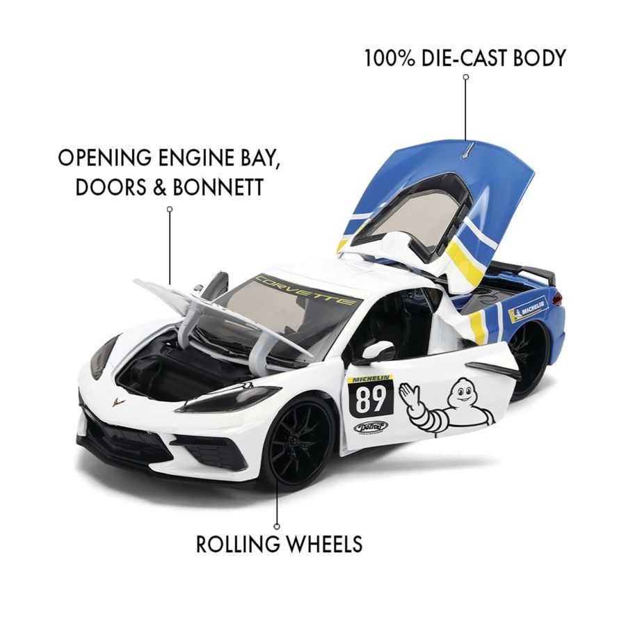 Big Time Muscle - 2020 Chevrolet Corvette Stingray 1:24 Scale Diecast Vehicle