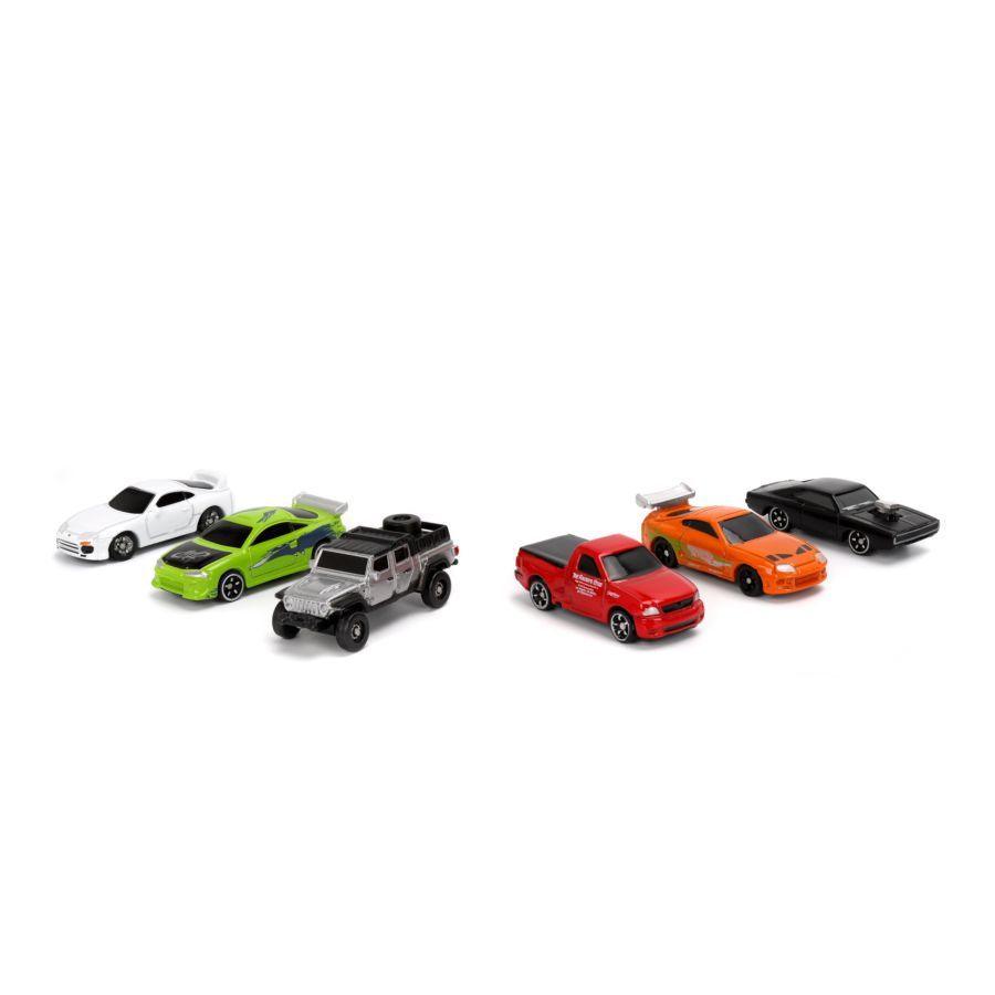 Fast And Furious - Nano Hollywood Rides 6-Pack (Wave 3A) (Model Car)