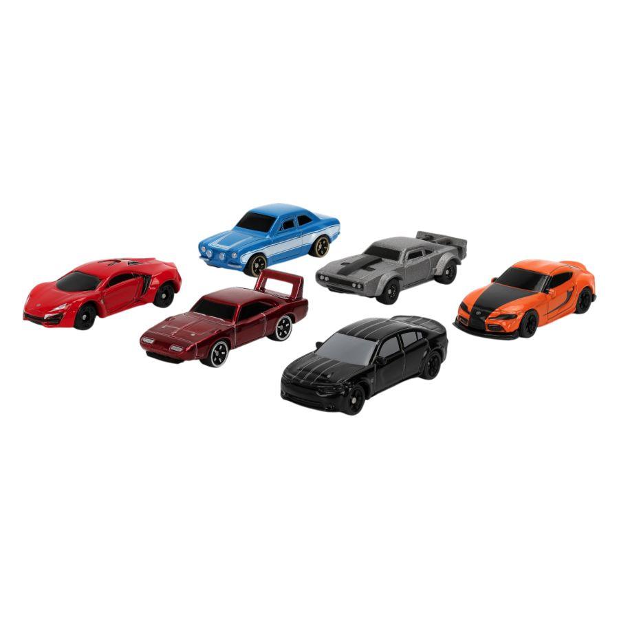 Fast And Furious - Nano Hollywood Rides 6-Pack (Wave 3B) (Model Car)