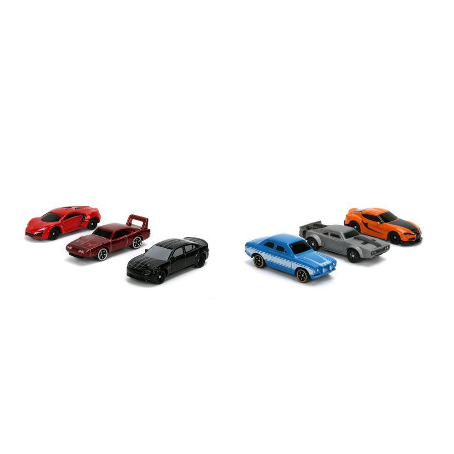 Fast And Furious - Nano Hollywood Rides 6-Pack (Wave 3B) (Model Car)