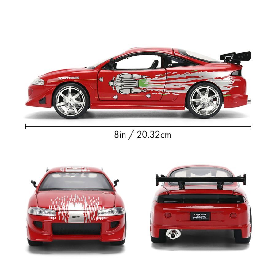 Fast And Furious - Mitsubishi Eclipse 1:24 Scale Diecast (Model Car)