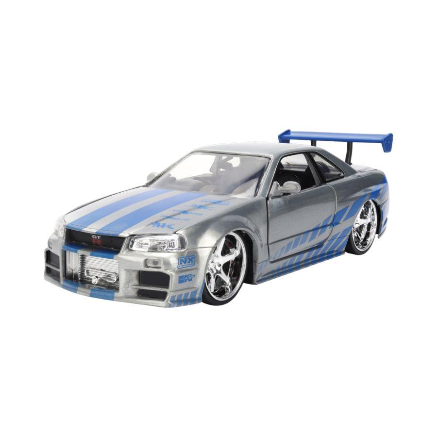 Fast & Furious - Brian’s 2002 Nissan Skyline GT-R (BNR34) 1:24 Scale Diecast Vehicle