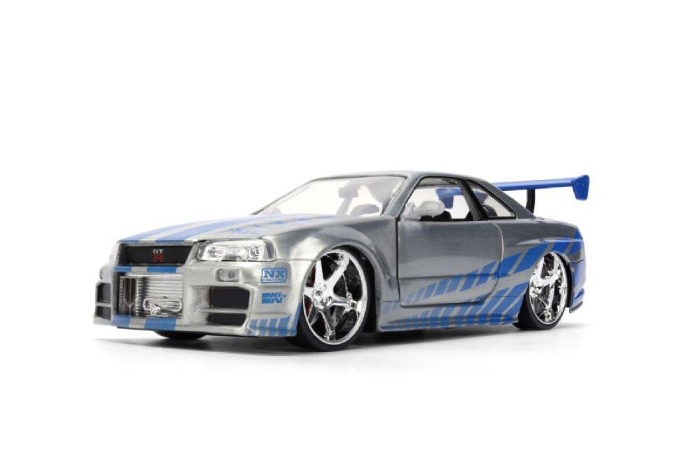 Fast & Furious - Brian’s 2002 Nissan Skyline GT-R (BNR34) 1:24 Scale Diecast Vehicle