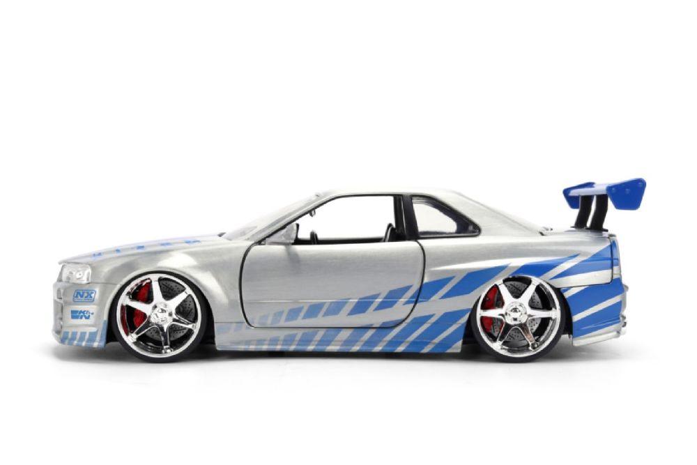 Fast & Furious - Brian’s 2002 Nissan Skyline GT-R (BNR34) 1:24 Scale Diecast Vehicle