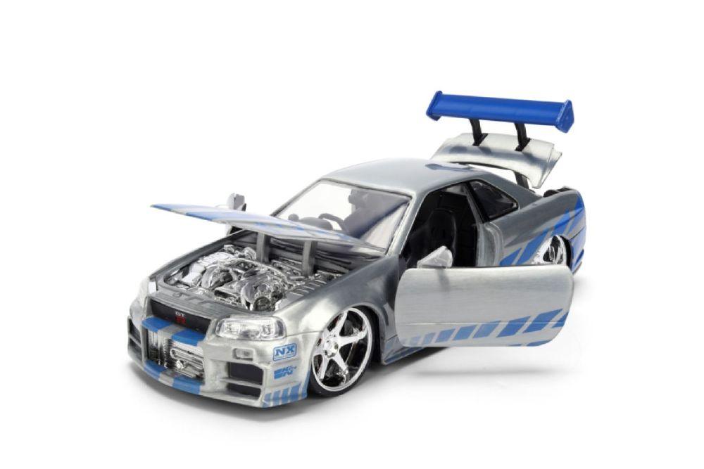 Fast & Furious - Brian’s 2002 Nissan Skyline GT-R (BNR34) 1:24 Scale Diecast Vehicle
