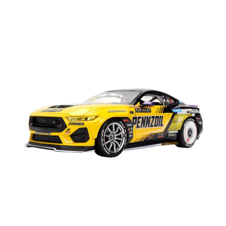 Big Time Muscle - 2025 Ford Mustang (Chelsea Denofa) RTR Racing 1:24 Scale Diecast Vehicle
