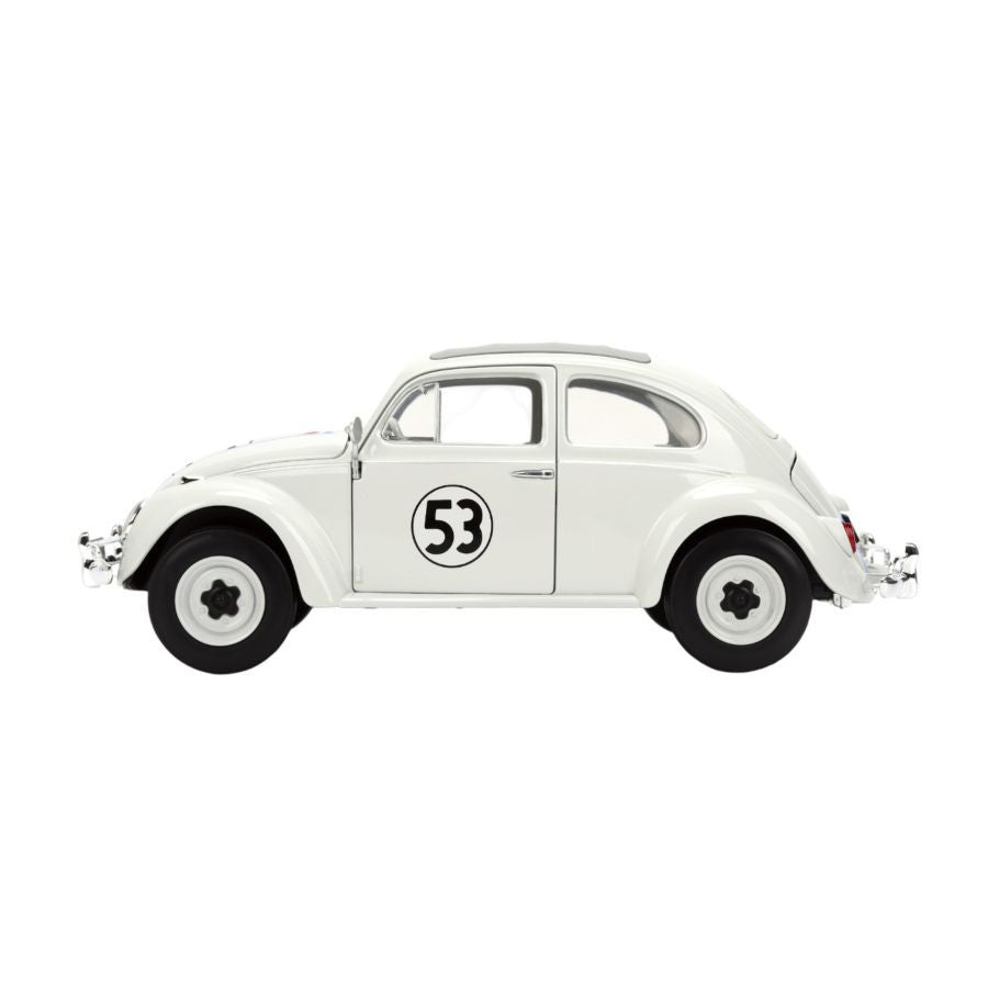 Herbie the Lovebug - VW Beetle (with Wheel Rack) 1:24 Scale Diecast Vehicle
