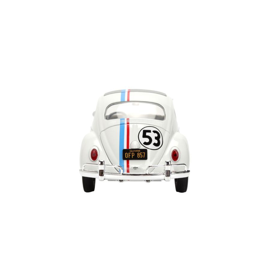 Herbie the Lovebug - VW Beetle (with Wheel Rack) 1:24 Scale Diecast Vehicle
