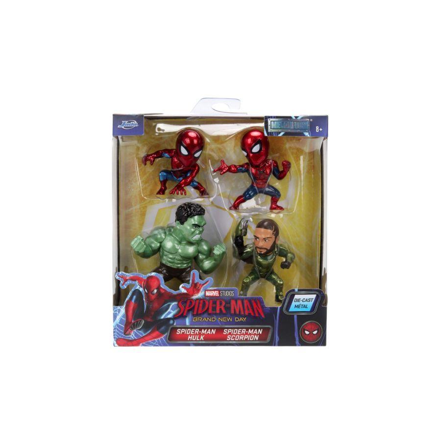 Spider-Man: Brand New Day - Spiderman Metalfig 4-Pack