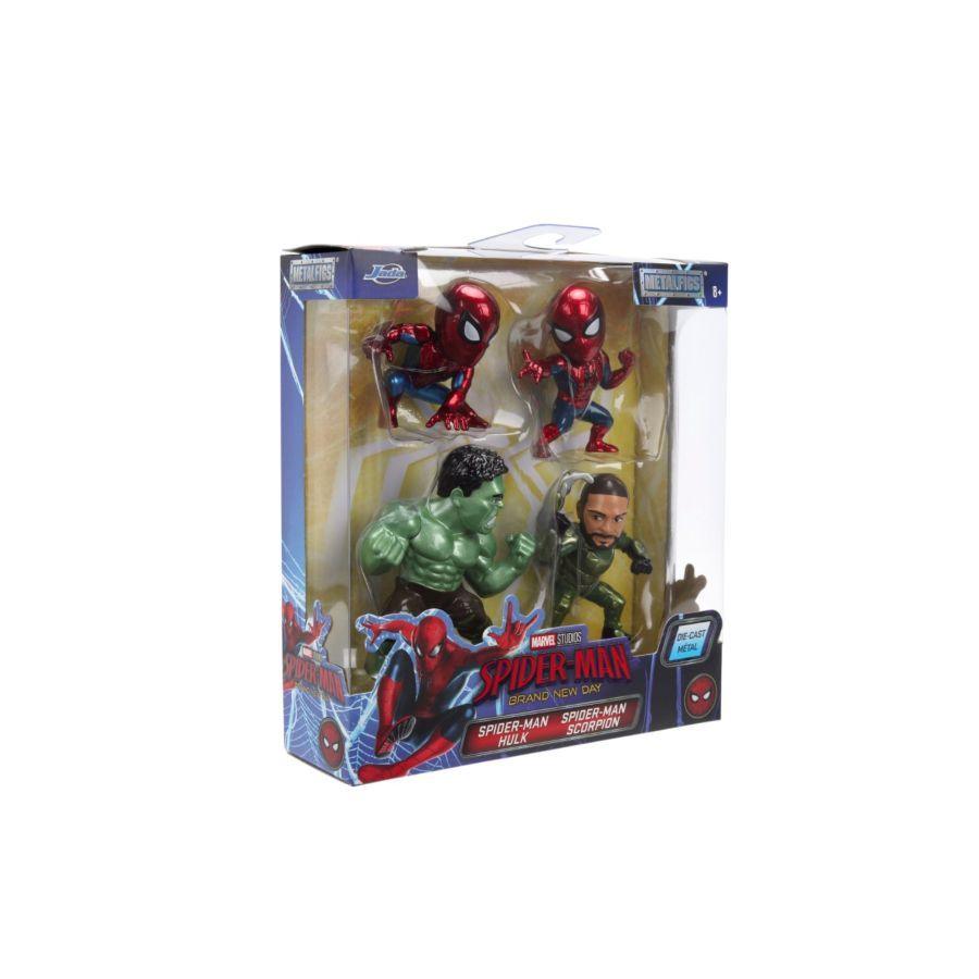 Spider-Man: Brand New Day - Spiderman Metalfig 4-Pack